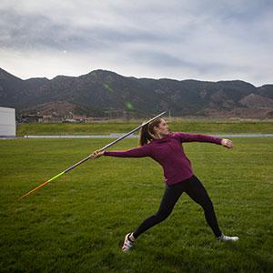 olympian kara winger throwing a javelin credit derek duncan