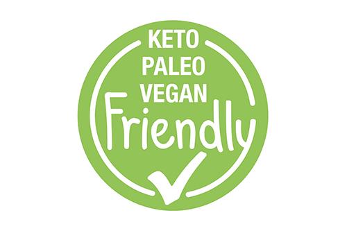 Keto, Paleo, Vegan Friendly.