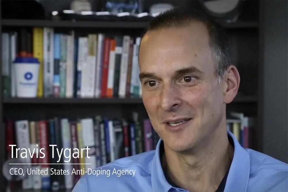 Travis Tygart video still.