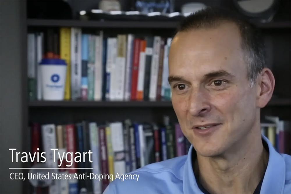 Travis Tygart video still.