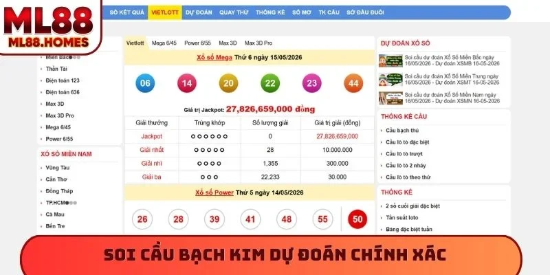 Soi cầu bạch kim dự đoán chính xác